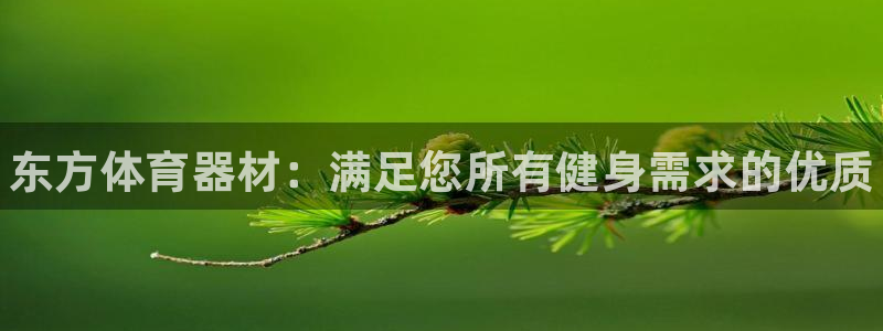 尊龙凯时官网：东方体育器材：满足您所有健身需求的优质